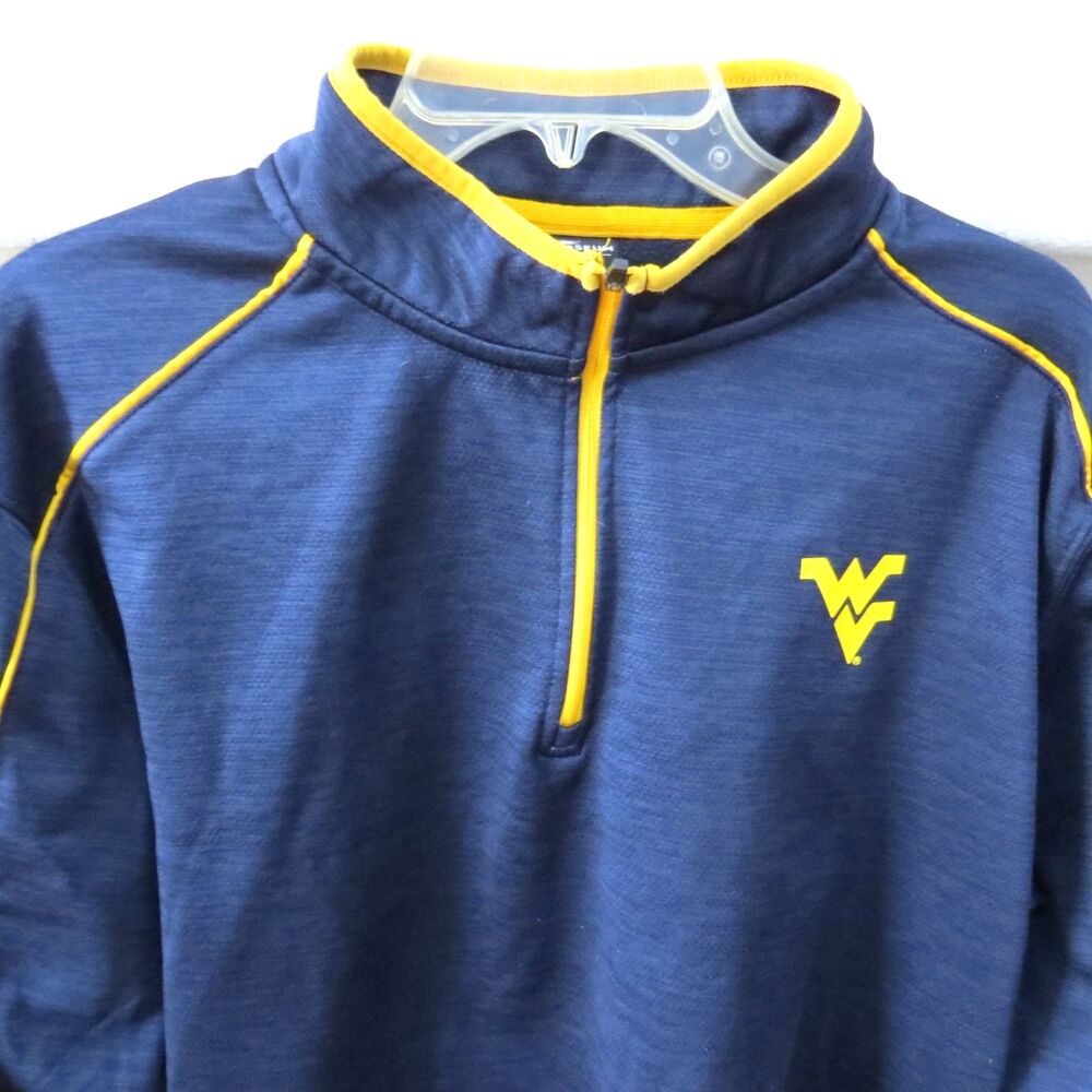 Colosseum Men's West Virginia Mountaineers Cameron 1/4 Zip Windshirt  XL EUC - Picture 8 of 10